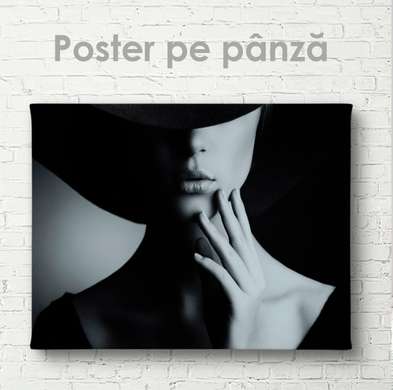 Poster - Tenderness, 45 x 30 см, Canvas on frame, Black & White