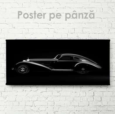 Poster - Classic, 90 x 45 см, Framed poster on glass, Transport