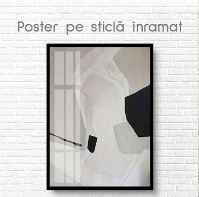 Poster - Tenderness, 60 x 90 см, Framed poster on glass