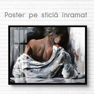 Poster - Back, 45 x 30 см, Canvas on frame