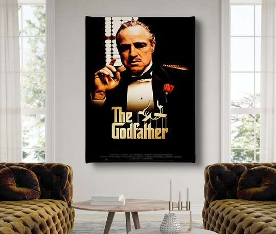 Poster - Poster "The GodFather", 30 x 45 см, Panza pe cadru, Persoane Celebre