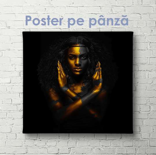 Poster - Fotografie creativă, 40 x 40 см, Panza pe cadru, Glamour