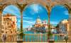 Wall mural - View of Venice from the arched terrace