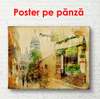 Poster - Provence in a beautiful courtyard, 90 x 45 см, Framed poster