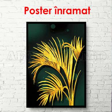 Poster - Palmier solar, 60 x 90 см, Poster înrămat, Glamour