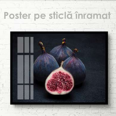 Постер - Спелый Инжир, 45 x 30 см, Холст на подрамнике