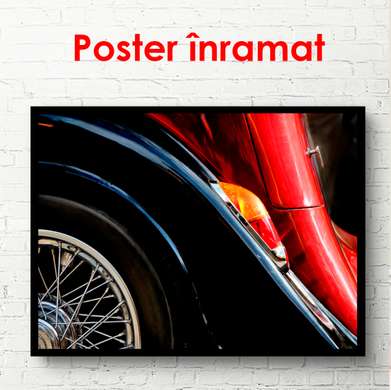 Poster - O mașină, 90 x 60 см, Poster înrămat, Transport