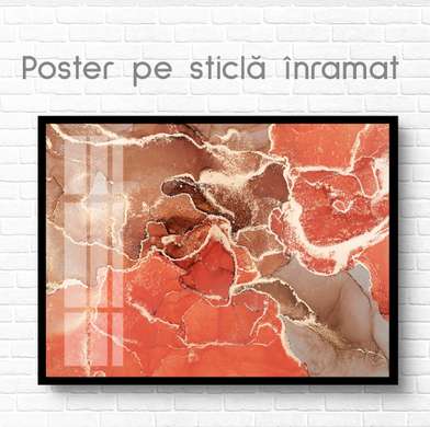 Poster - Play of colors, 90 x 60 см, Framed poster on glass
