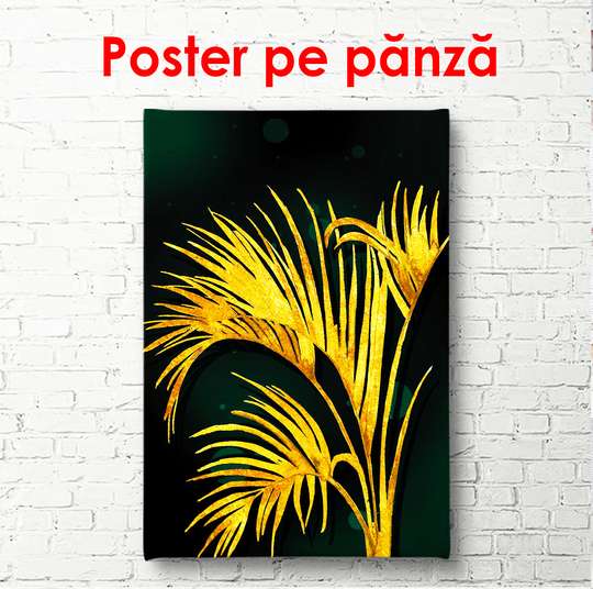Poster - Palmier solar, 60 x 90 см, Poster înrămat, Glamour