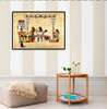 Poster - Photo on light parchment with Egyptians, 90 x 60 см, Framed poster, Vintage
