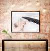 Poster - Playing the piano, 90 x 60 см, Framed poster