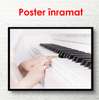 Постер - Игра на пианино, 90 x 60 см, Постер в раме