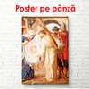 Poster - Carrying the Cross, 60 x 90 см, Framed poster on glass, Religion
