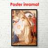 Постер - Несение креста, 60 x 90 см, Постер на Стекле в раме, Религиозные