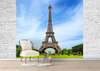 Fototapet - Turnul Eiffel înconjurat de frumusețile naturii