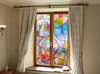 Window Privacy Film, Decorative stained glass window modern geometry, 60 x 90cm, Matte, Window Film