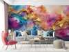 Wall mural - The game of colors with gold