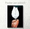 Poster - Swan Girl, 30 x 45 см, Canvas on frame, Nude