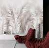 Wall Mural - Abstract feathers from bottom to top