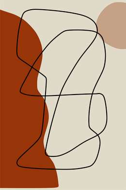 Poster - Abstract lines, 30 x 45 см, Canvas on frame, Sets