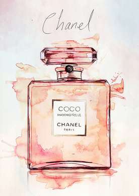 Tablou înramat - Parfum Coco Chanel, 90 x 120 см