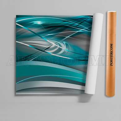 3D door sticker, Sea wave, 60 x 90cm, Door Sticker