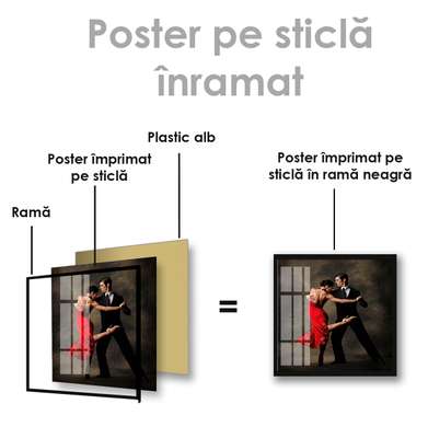 Poster - Tango, 100 x 100 см, Panza pe cadru