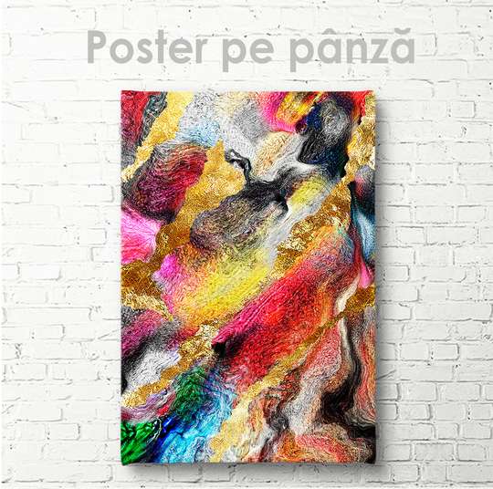 Poster - Multicolored abstraction, 30 x 45 см, 30 x 60 см, Framed poster, Abstract