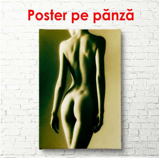 Постер - Нежные формы, 60 x 90 см, Постер в раме, Ню