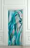 3D door sticker, Sea wave, 60 x 90cm, Door Sticker