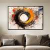 Poster - Vortex on abstract background, 60 x 30 см, Canvas on frame, Abstract