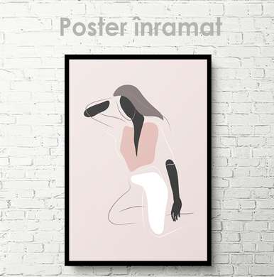 Poster - Femeia, 60 x 90 см, Poster inramat pe sticla