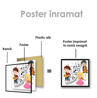 Poster - Copilașii, 40 x 40 см, Panza pe cadru