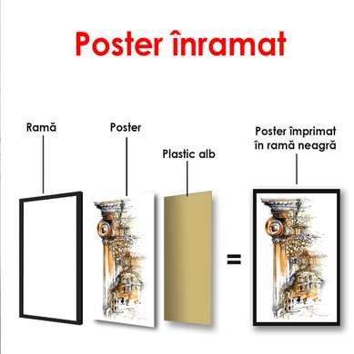Постер - Архитектура, 60 x 90 см, Постер в раме, Минимализм