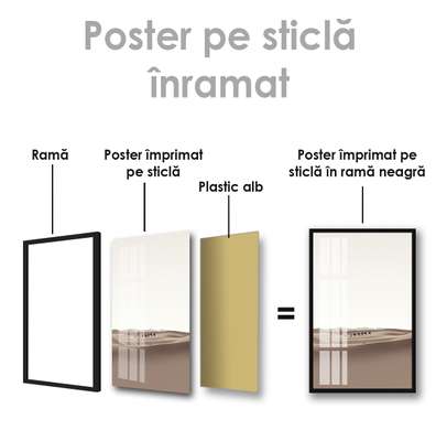 Poster - Desert, 30 x 45 см, Canvas on frame