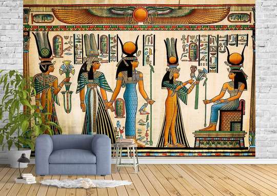 Photo wallpaper with Egyptian style.