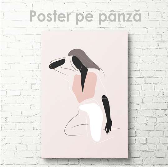 Poster - Girl, 30 x 45 см, Canvas on frame