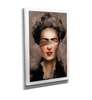 Постер - Портрет Фриды в новой интерпретации, 60 x 90 см, Постер на Стекле в раме, Живопись