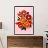 Poster - Fresh Orange Fruits, 30 x 45 см, Canvas on frame, Food and Drinks