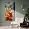 Poster - Cupid and The Naked Beauty, 45 x 90 см, Framed poster on glass, Picturi