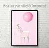 Poster - Pink ball, 30 x 45 см, Canvas on frame