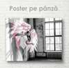 Poster - Pink Wings 2, 45 x 30 см, Canvas on frame, Nude