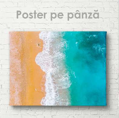 Poster - Sea and sand, 45 x 30 см, Canvas on frame, Marine Theme