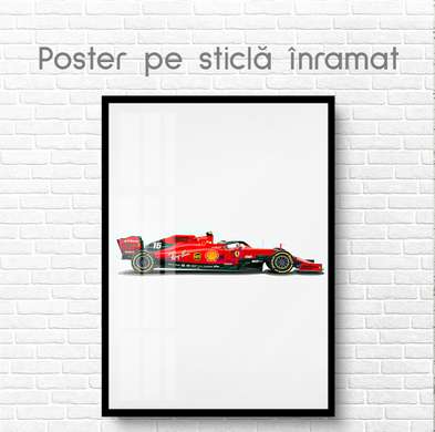Постер - Формула 1, 30 x 45 см, Холст на подрамнике
