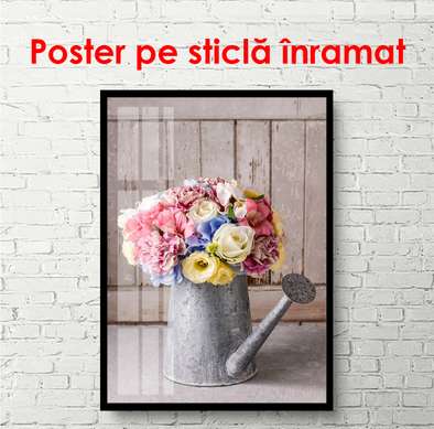 Poster - Stropitoare cu flori, 60 x 90 см, Poster înrămat, Natură Moartă