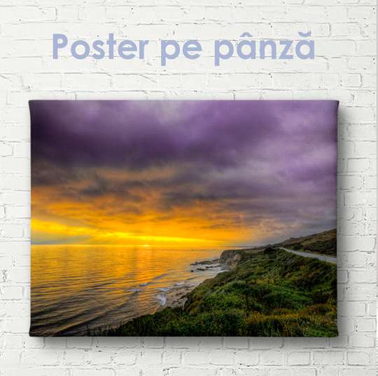 Poster - At the edge of the cliff, 45 x 30 см, Canvas on frame