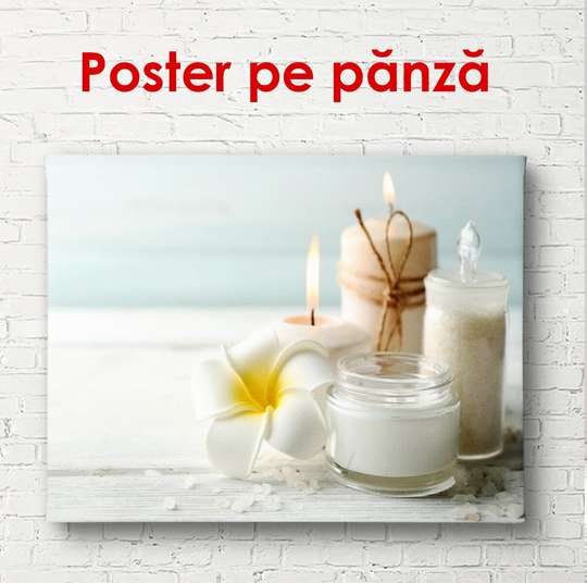 Постер - Ароматные свечи, 45 x 30 см, 60 x 90 см, Холст на подрамнике