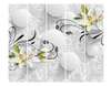 Screen - Balloons with flowers on a white background., 7