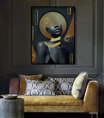 Poster - Art Deco, 30 x 45 см, Panza pe cadru, Glamour