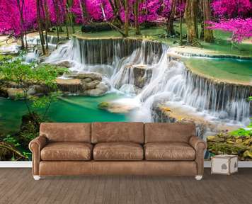 Wall Mural - Small waterfall